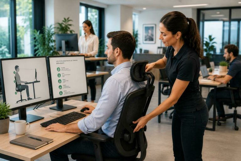 Bien régler son poste de travail : la posture en 5 points